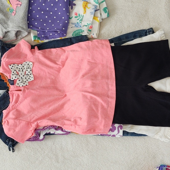 Lot 2T girls summer bundle bathing suit 4 outfits mix and match & 3 piece PJs - Picture 12 of 16